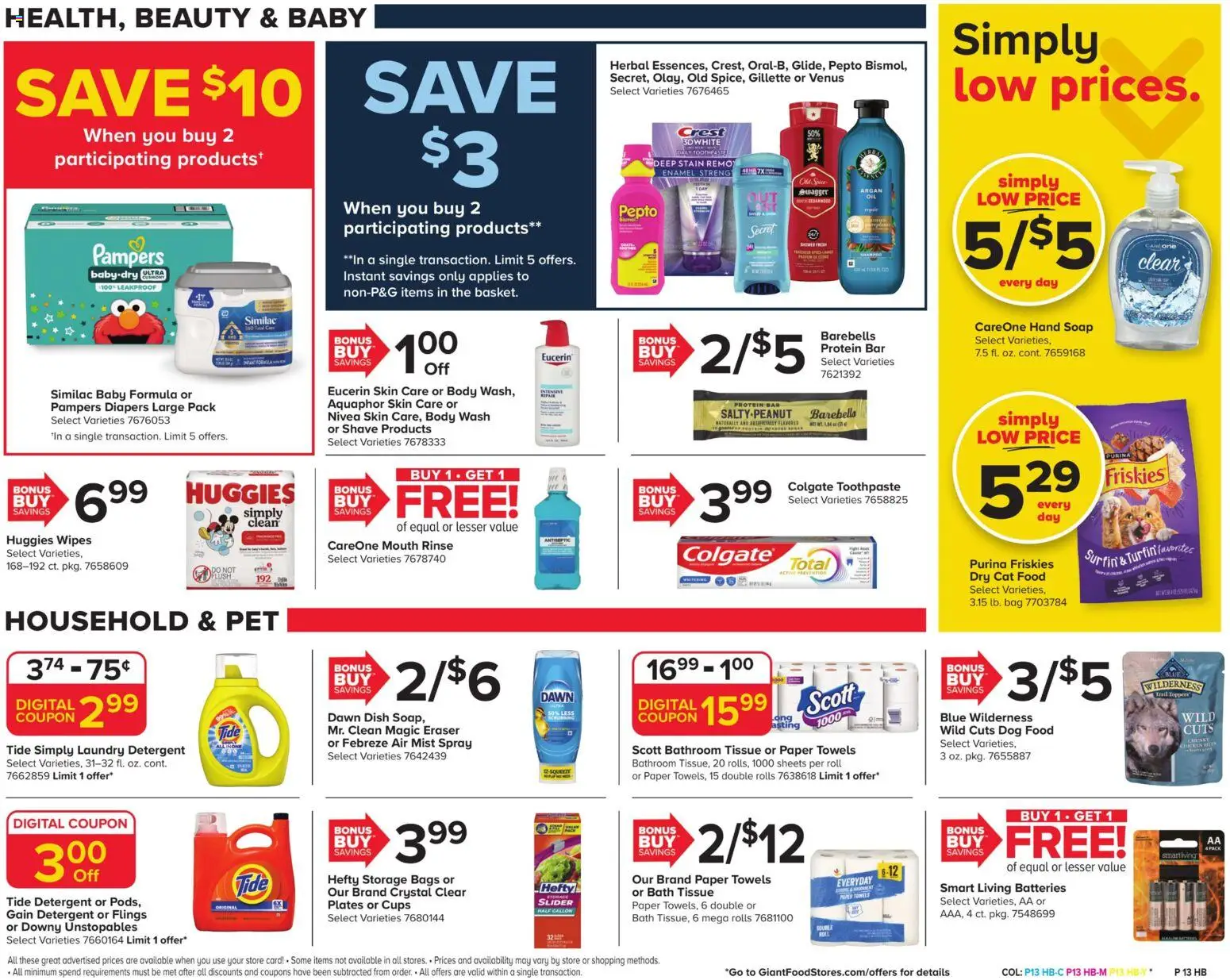 Giant Weekly Ad - valid from 27.03.2026 | Page: 17 | Products: Cat Food, Mouth Rinse, Body Wash, Toppers
