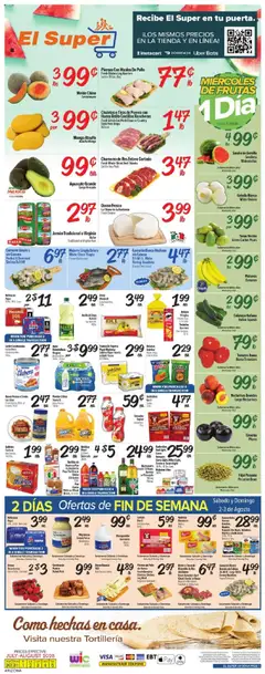 Preview of El Super weekly ads valid from 30.07.2025