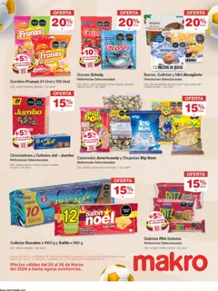 Makro catálogo makromania -  Vista previa de la revista de la tienda Makro valido desde el 20.03.2026 | Página: 26 | Productos: Galletas, Azucar, Ruana, Queso
