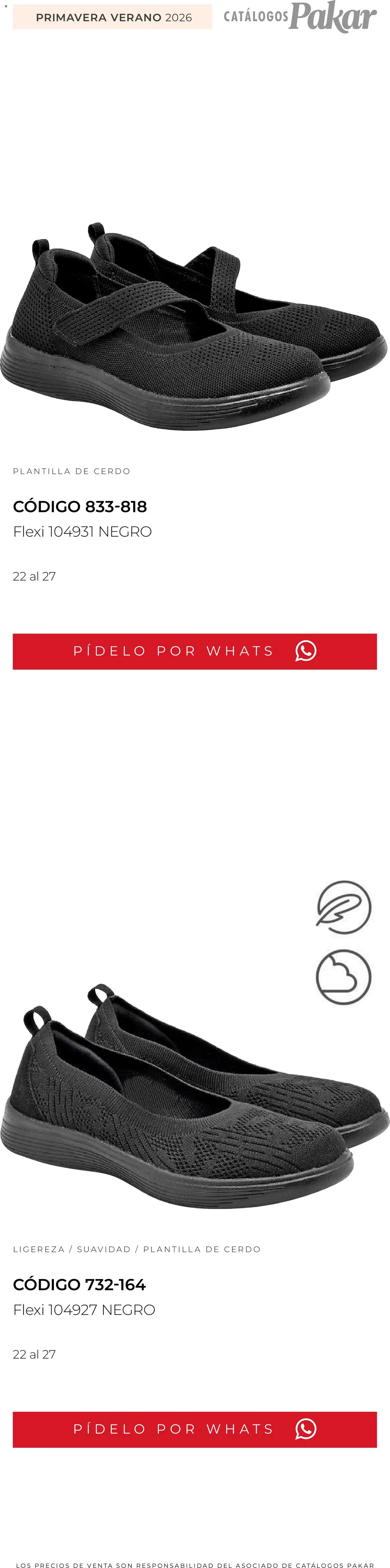 Nuevas ofertas de SC Pakar válidas en toda la República Mexicana desde el 04.03.2026. ¡Encuentra las mejores ofertas en SC Pakar catálogo Flexi PV26! | Página: 108 | Productos: Cerdo