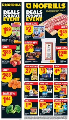 Preview of No Frills weekly flyer / circulaire from shop No Frills valid from 01.01.2026