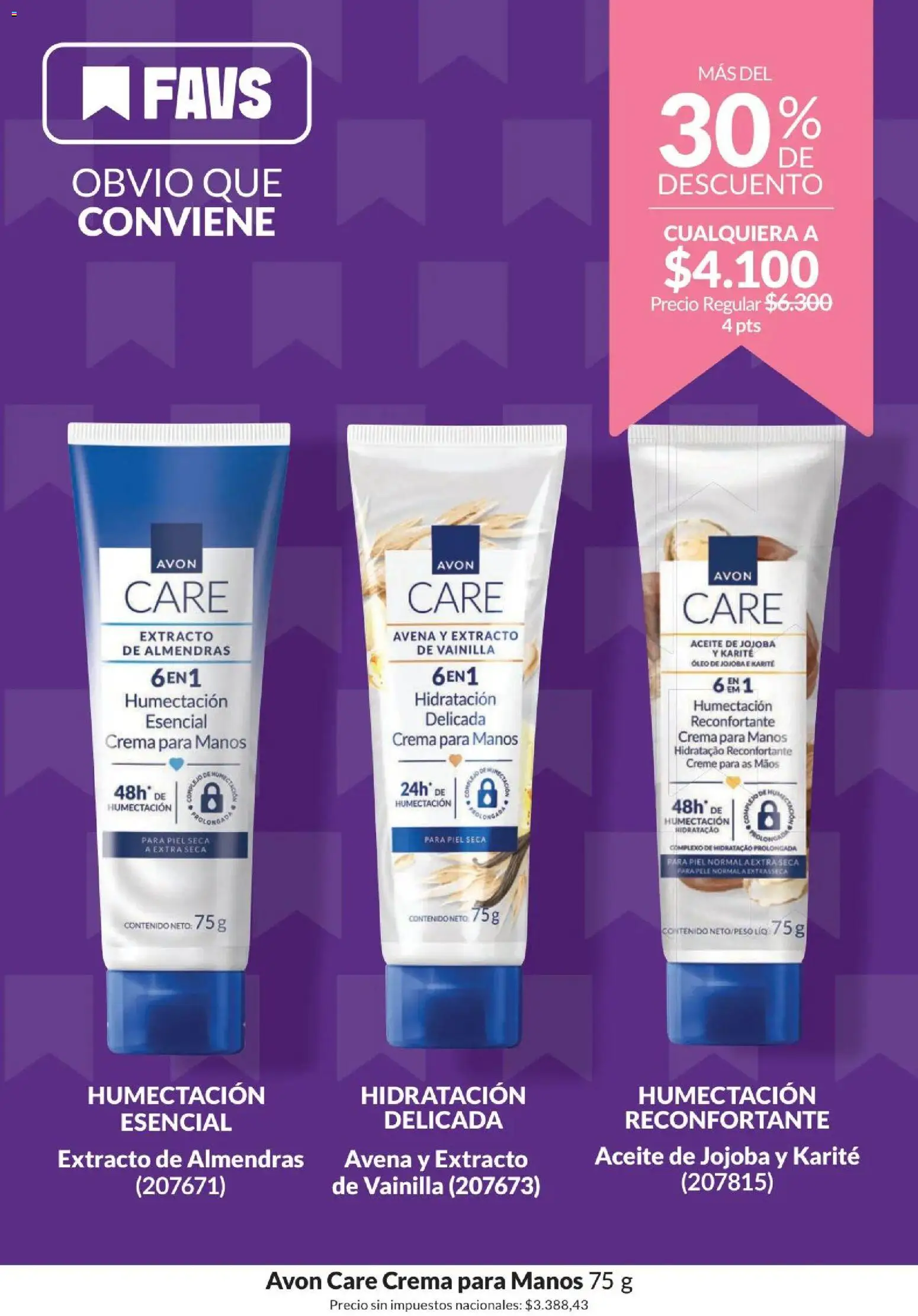 Catálogo AVON Campaña 4/2026 │ válido desde el 01.04.2026 | Página: 140 | Productos: Almendras, Aceite, Avena, Crema