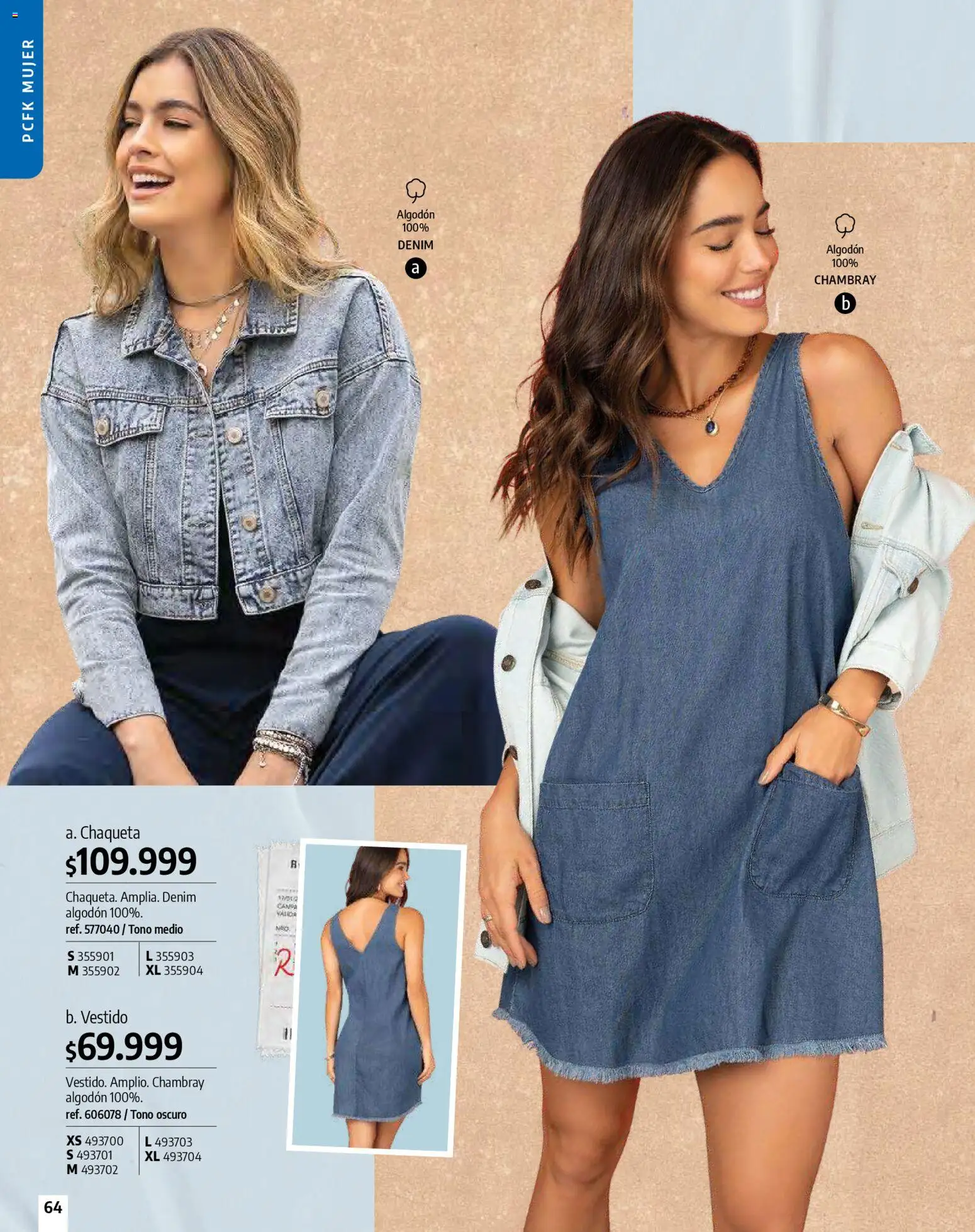 Pacifika revista - valida desde el 01.01.2026 | Página: 64 | Productos: Algodón, Vestido, Chaqueta