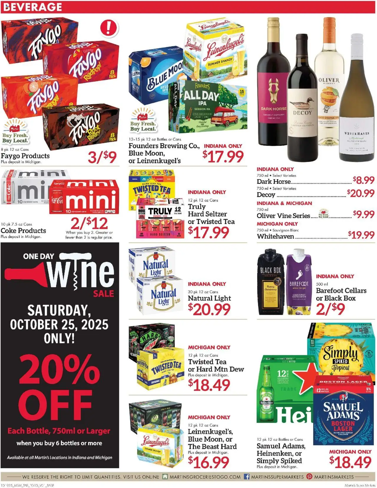 Martin’s Weekly Ad - valid from 19.10.2025 | Page: 10 | Products: Box, Beer, Tea, Bag