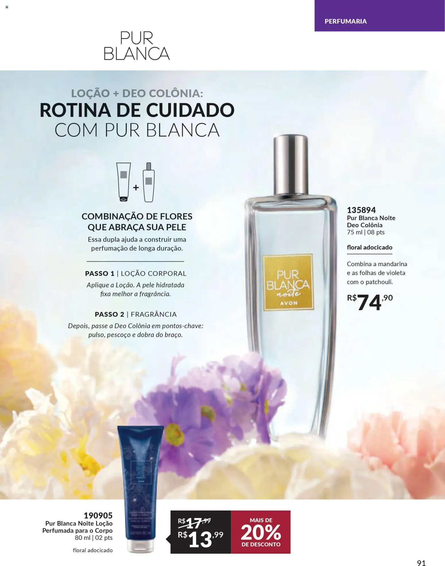 Avon Folheto - válido de 15.01.2026 | Página: 91 | Produtos: Fragrância, Flores