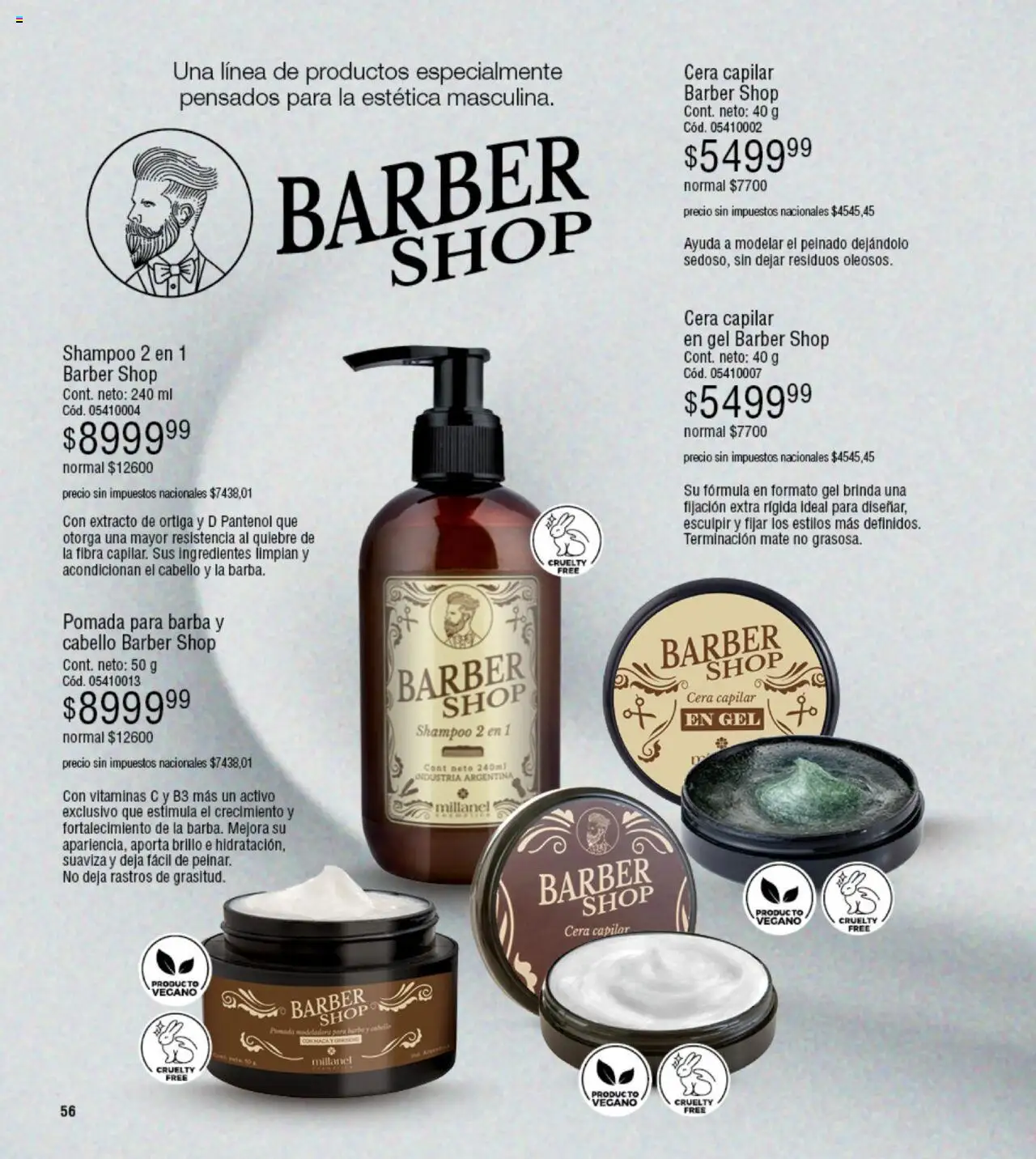 Millanel - Catálogo │ válido desde el 20.10.2025 | Página: 56 | Productos: Vitaminas, Mate, Brillo, Cera