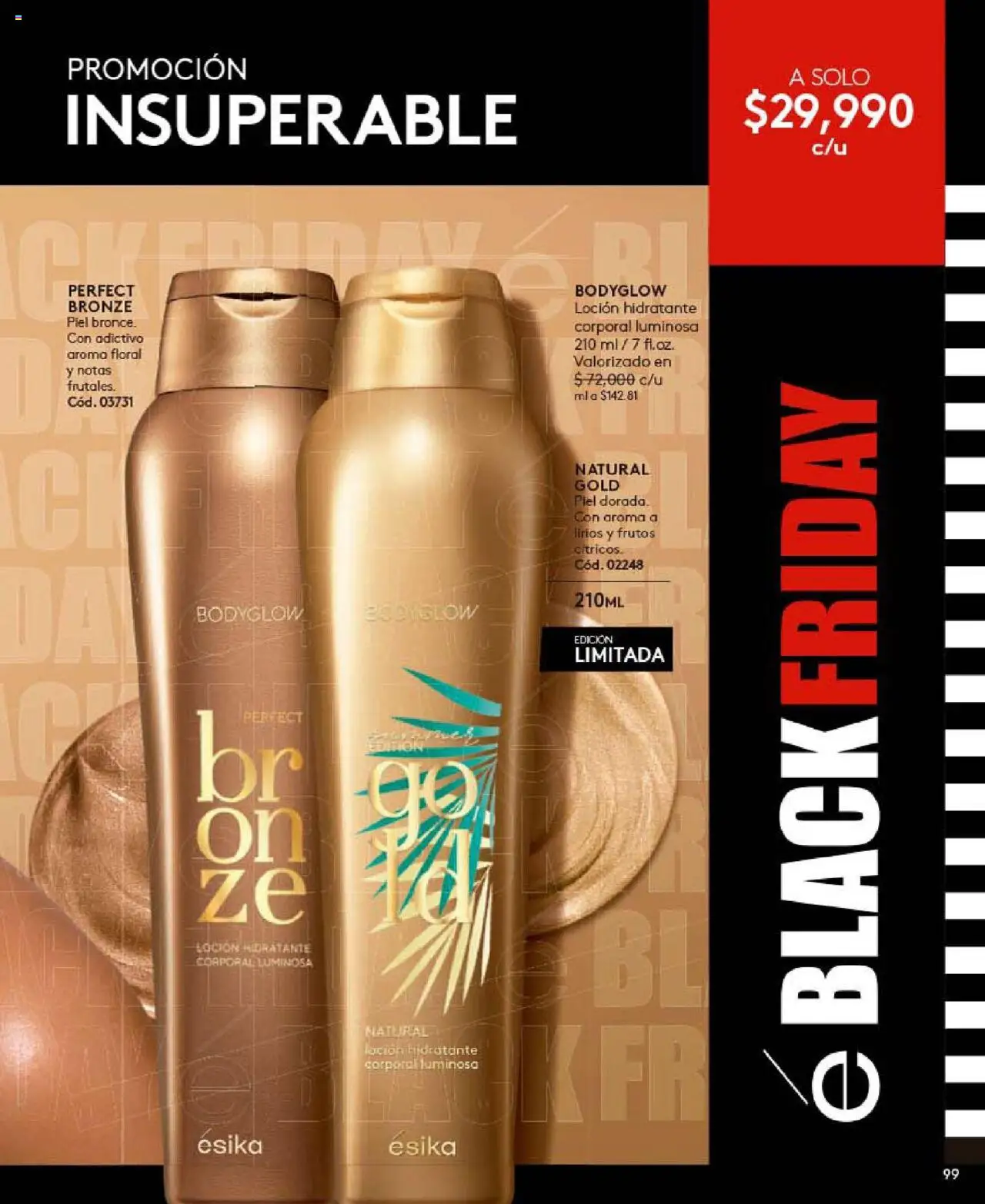 Ésika revista - valida desde el 24.09.2025 | Página: 99 | Productos: Loción