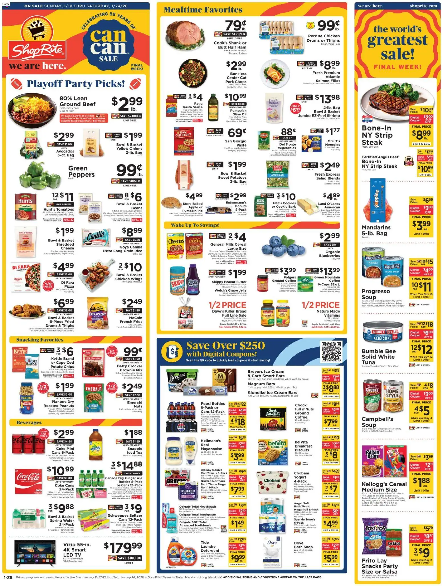 ShopRite Weekly Ad 2 - valid from 18.01.2026 | Page: 1 | Products: Rice, Cookies, Sugar, Kettle