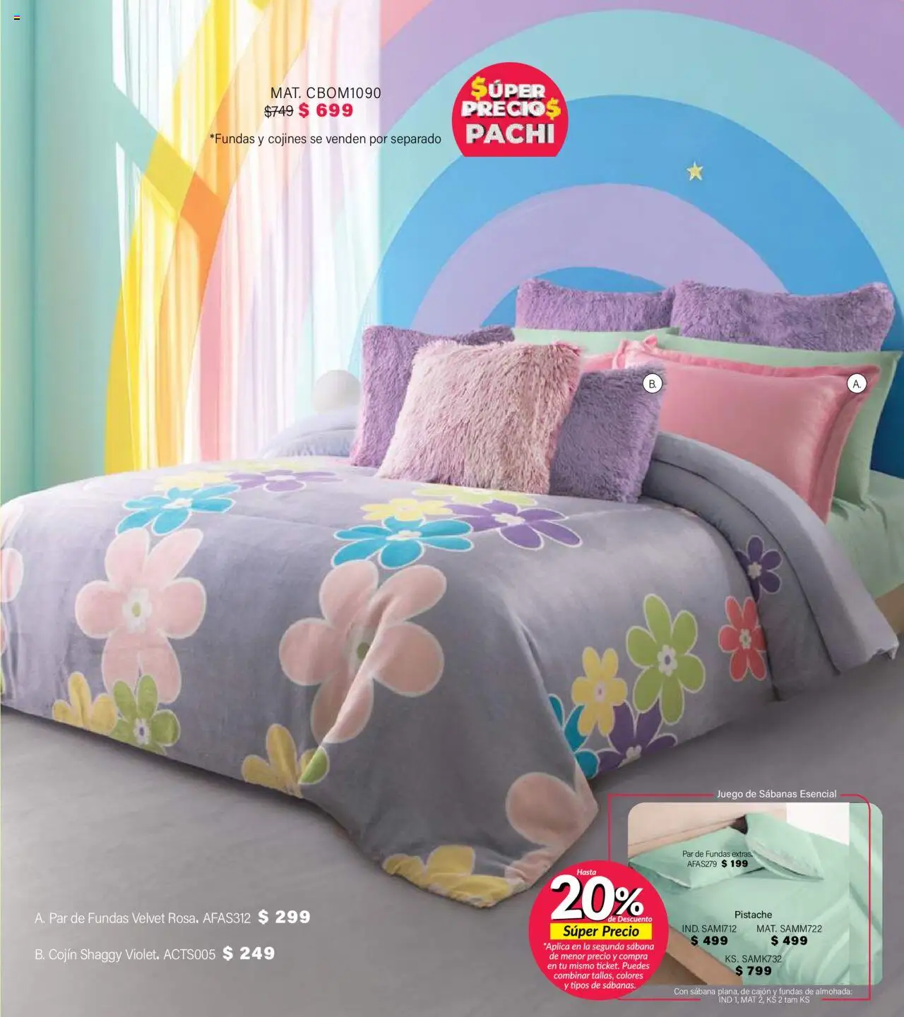 Nuevas ofertas de Colchas Concord válidas en toda la República Mexicana desde el 01.08.2025. ¡Encuentra las mejores ofertas en Colchas Concord - Catálogo! | Página: 620 | Productos: Juego, Almohada, Sabanas