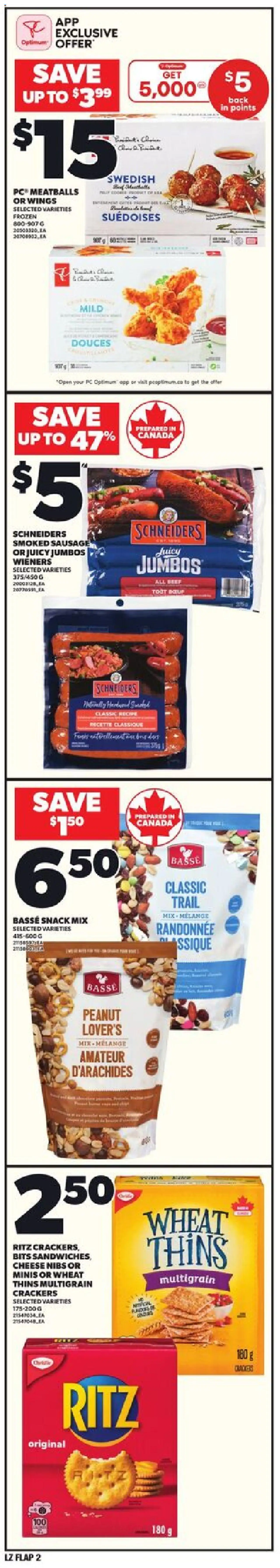 Loblaws flyer valid from 11.09.2025 | Page: 2 | Products: Beef, Cheese