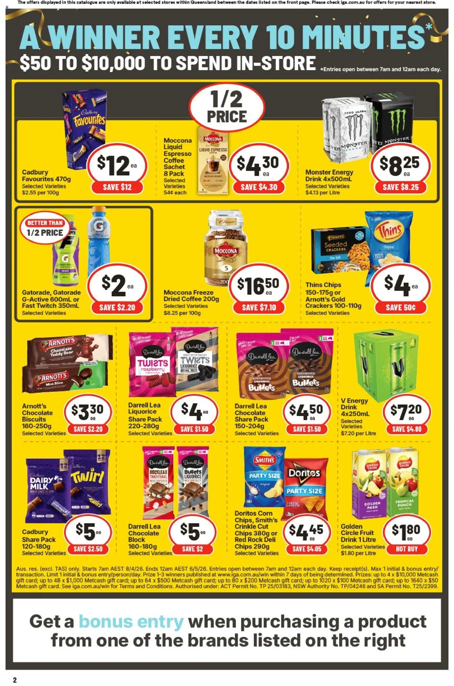 IGA catalogue - valid from 15.04.2026 | Page: 5 | Products: Fragrance, Shampoo, Conditioner, Water