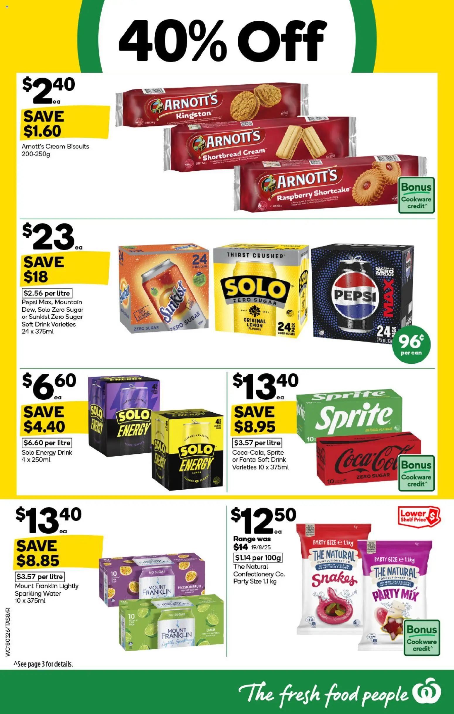 Woolworths catalogue - valid from 18.03.2026 | Page: 8 | Products: Passionfruit, Biscuits, Lime, Raspberry