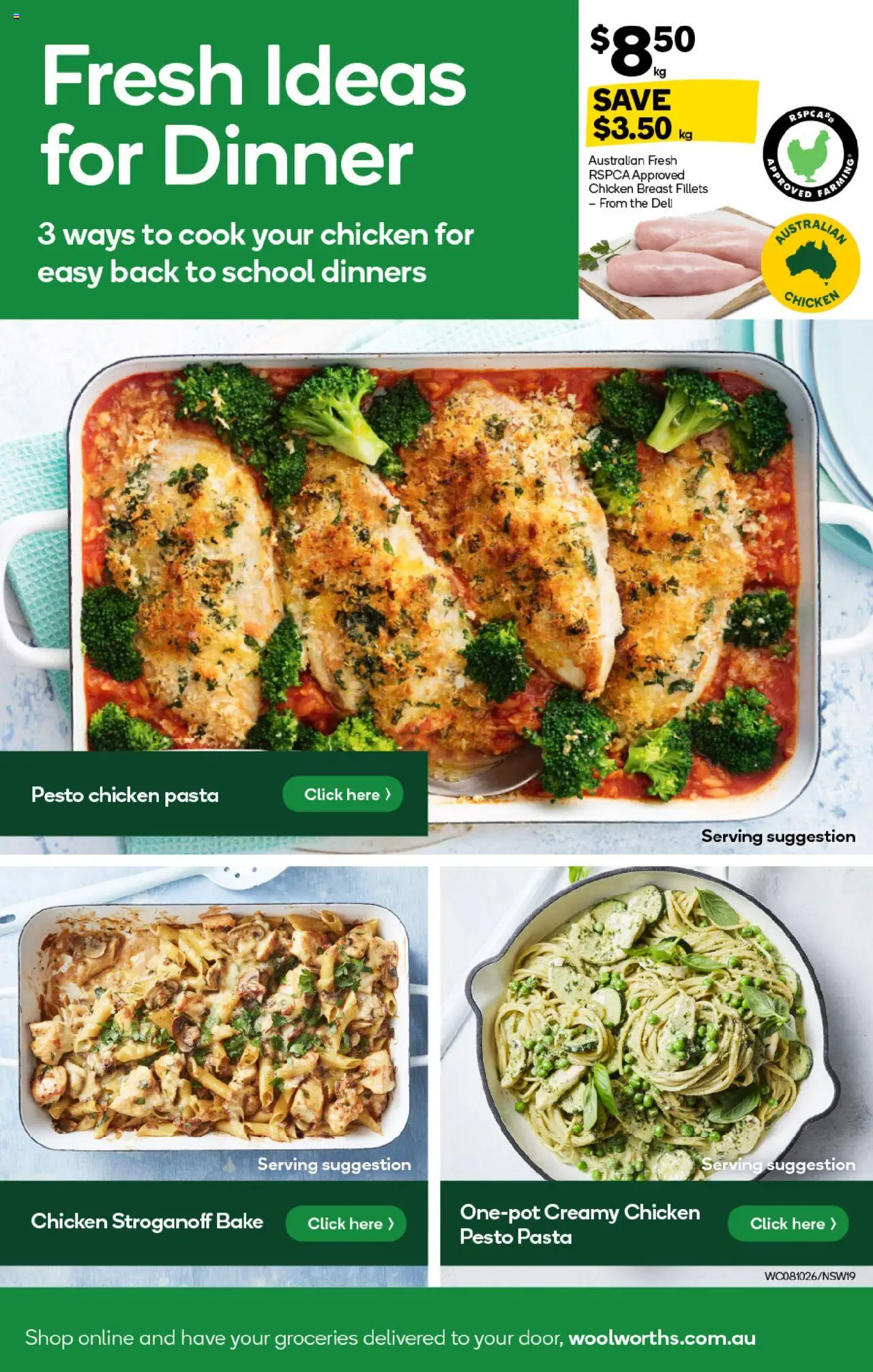 Woolworths catalogue - valid from 08.10.2025 | Page: 19 | Products: Chicken, Pasta