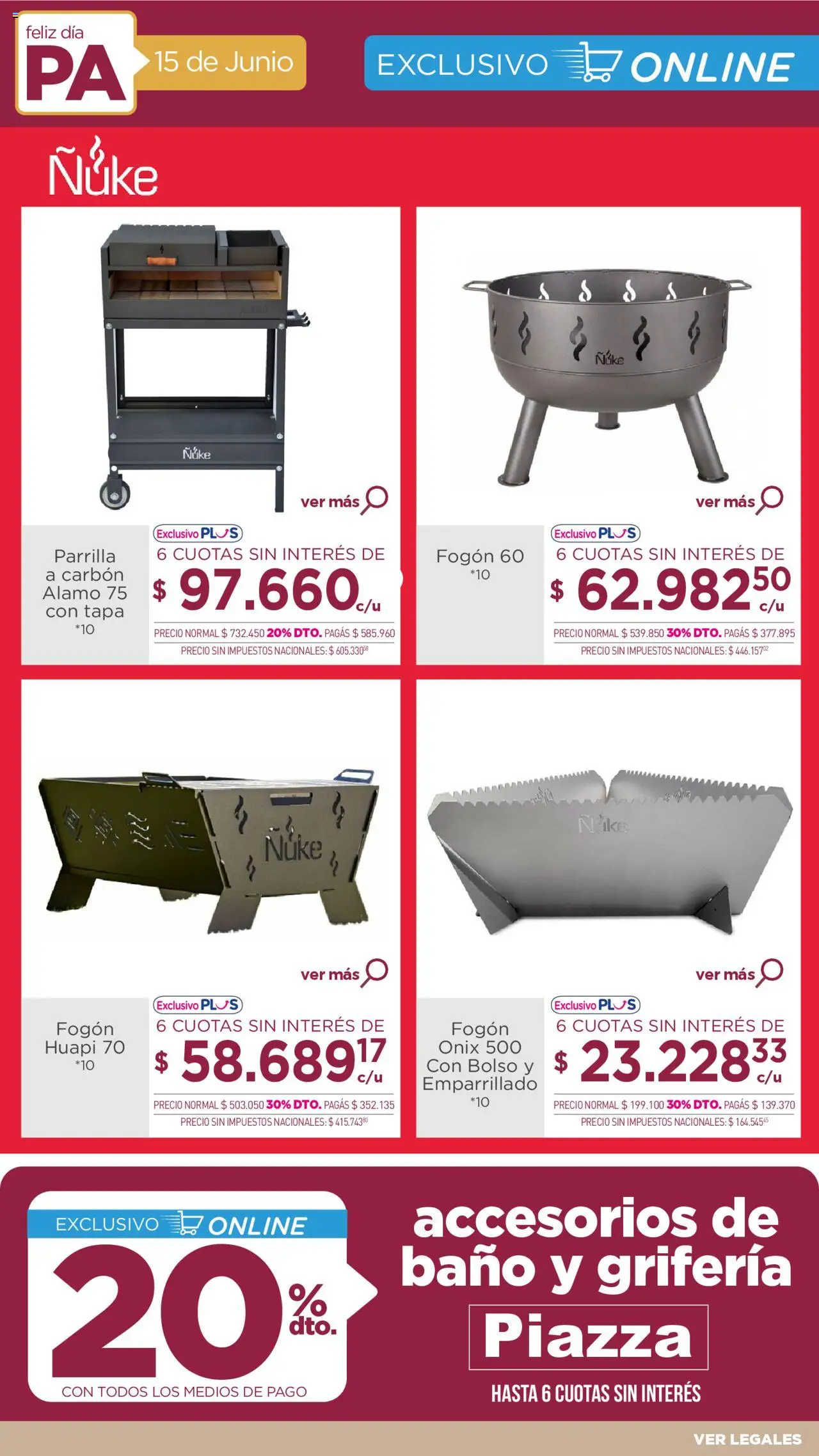 La Anonima Día del Padre │ válido desde el 12.06.2025 | Página: 11 | Productos: Parrilla, Baño, Bolso