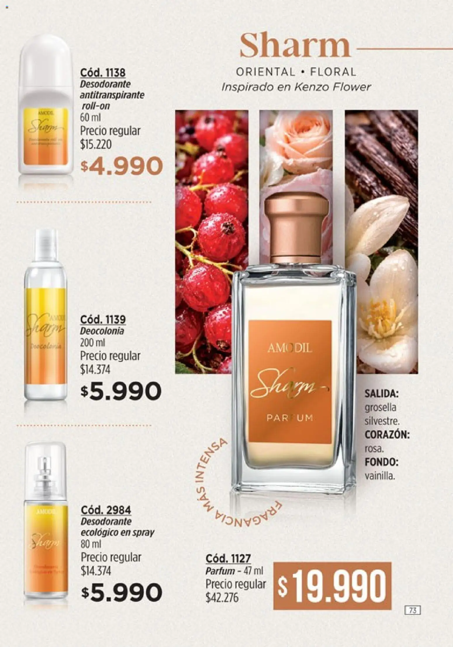 modil - Campaña 7 │ válido desde el 20.03.2026 | Página: 73 | Productos: Fragancia, Desodorante, Antitranspirante