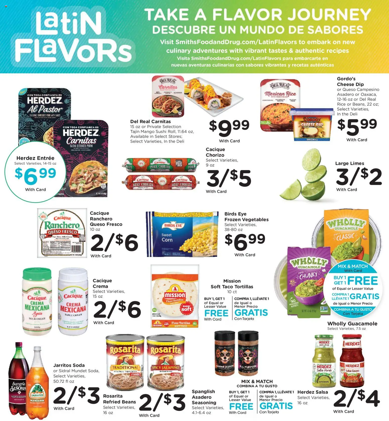 Smith's Weekly Ad - valid from 22.04.2026 | Page: 8 | Products: Corn, Rice, Sauce, Mango