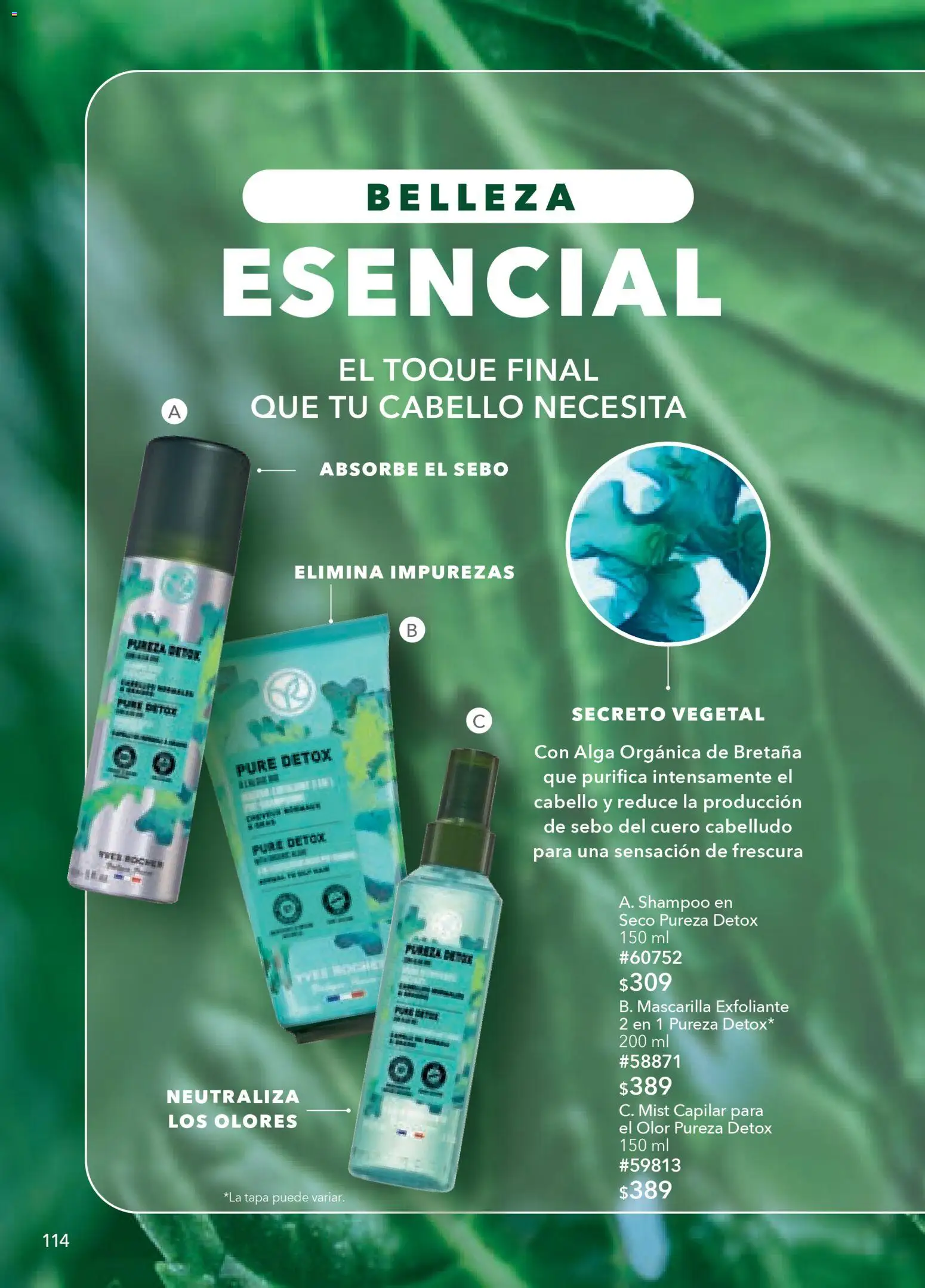 Nuevas ofertas de Yves Rocher válidas en toda la República Mexicana desde el 03.03.2026. ¡Encuentra las mejores ofertas en Yves Rocher campaña 4 2026! | Página: 116 | Productos: Mascarilla