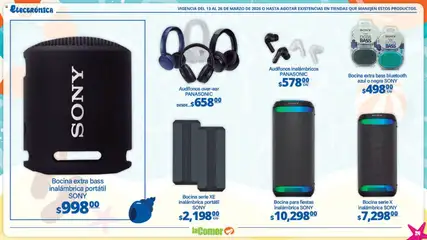 Vista previa de La Comer folleto Ofertas, nuevo folleto de la tienda, válido en México a partir del 13.03.2026 | Página: 24 | Productos: Audífonos, Bocina