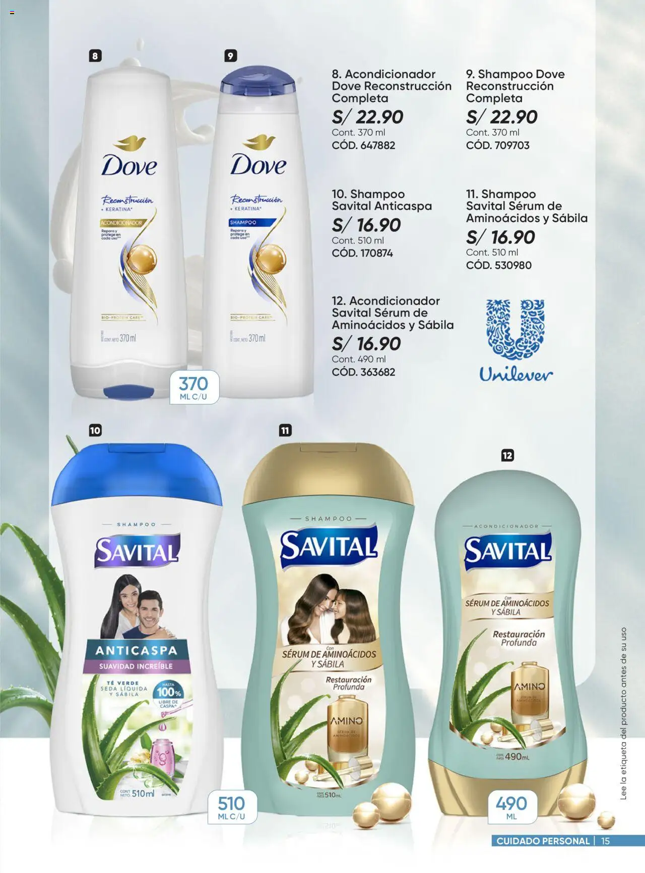 Catálogo Azzorti válido desde 29.09.2025 | Página: 15 | Productos: Shampoo, Acondicionador, Té