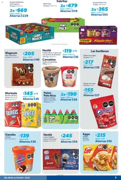 Nuevas ofertas de Sam's Club válidas en toda la República Mexicana desde el 08.07.2025. ¡Encuentra las mejores ofertas en Sam's Club catálogo Precios Irrepetibles! | Página: 5 | Productos: Almendras, Fresa, Almendra, Piña