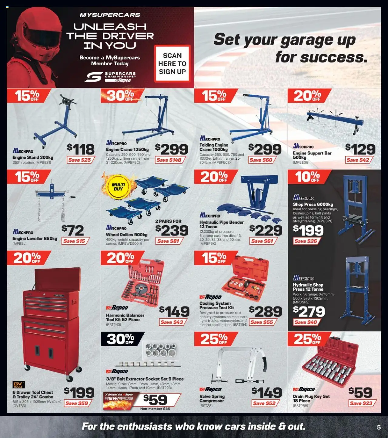 Repco catalogue - valid from 10.09.2025 | Page: 5 | Products: Drawer, Light, Iron, Press