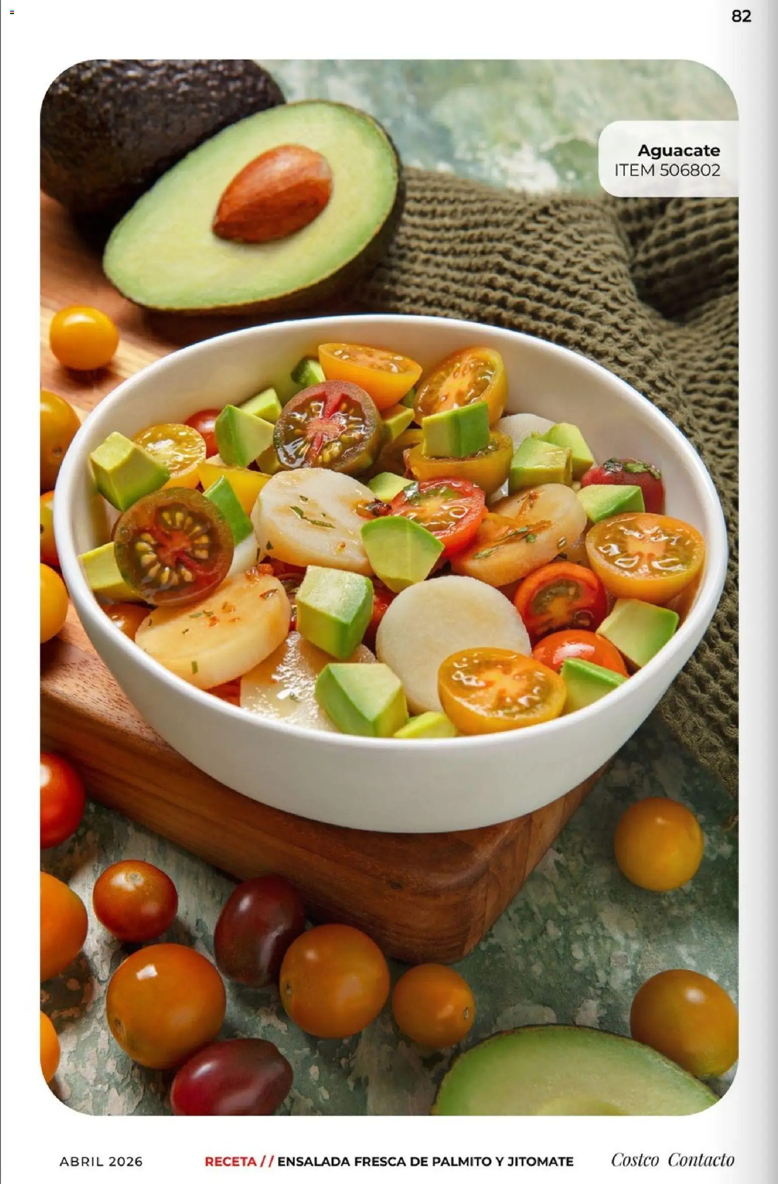 Nuevas ofertas de Costco válidas en toda la República Mexicana desde el 01.04.2026. ¡Encuentra las mejores ofertas en Costco Revista Abril 2026! | Página: 82 | Productos: Aguacate, Ensalada