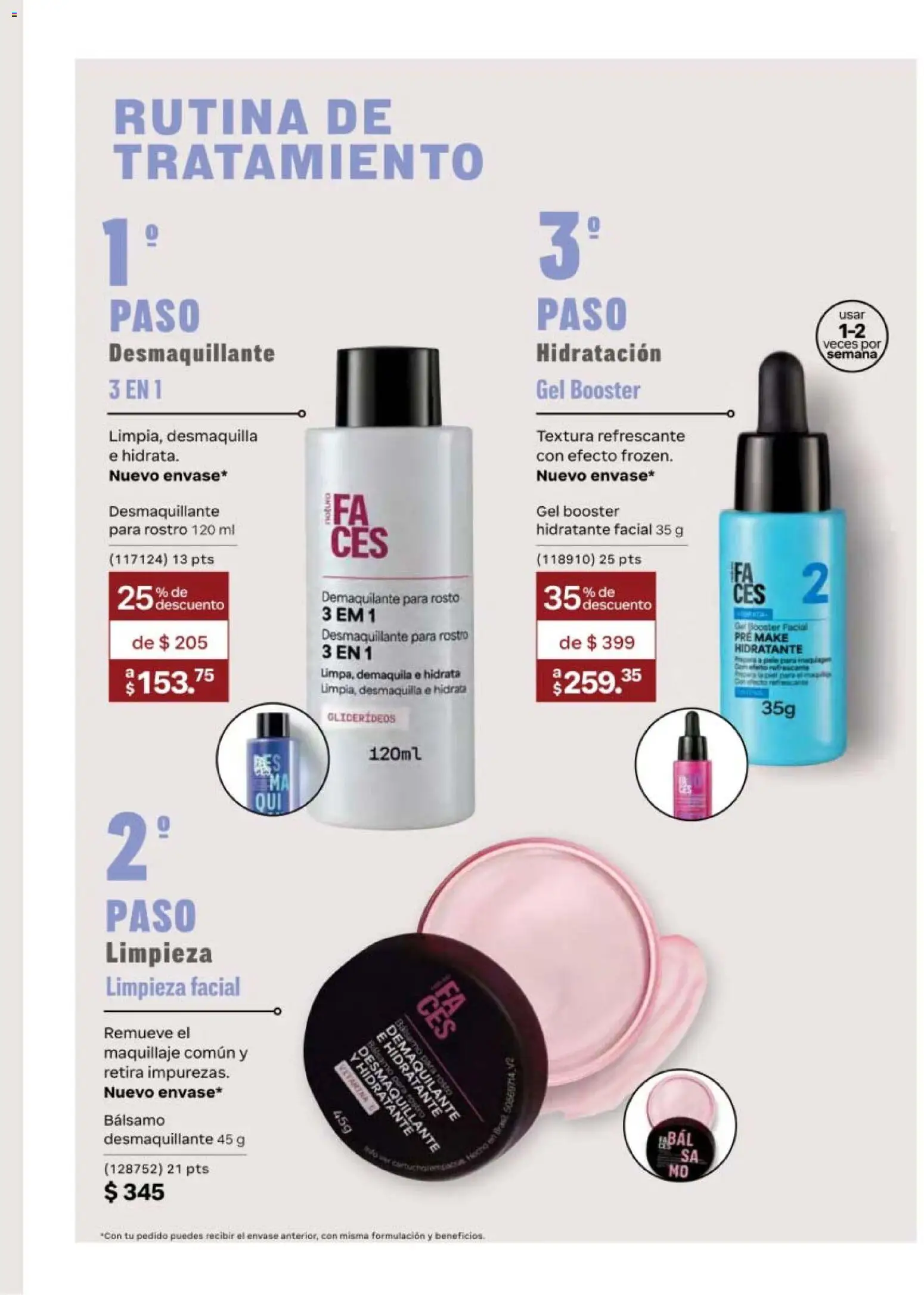 Nuevas ofertas de Natura válidas en toda la República Mexicana desde el 08.05.2026. ¡Encuentra las mejores ofertas en Natura campaña 8 2026! | Página: 97 | Productos: Desmaquillante, Bálsamo, Maquillaje