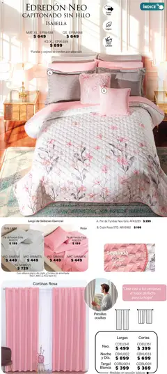 Vista previa de Colchas Concord Buen Fin, nuevo folleto de la tienda, válido en México a partir del 01.11.2025 | Página: 52 | Productos: Juego, Almohada, Sabanas, Cortinas