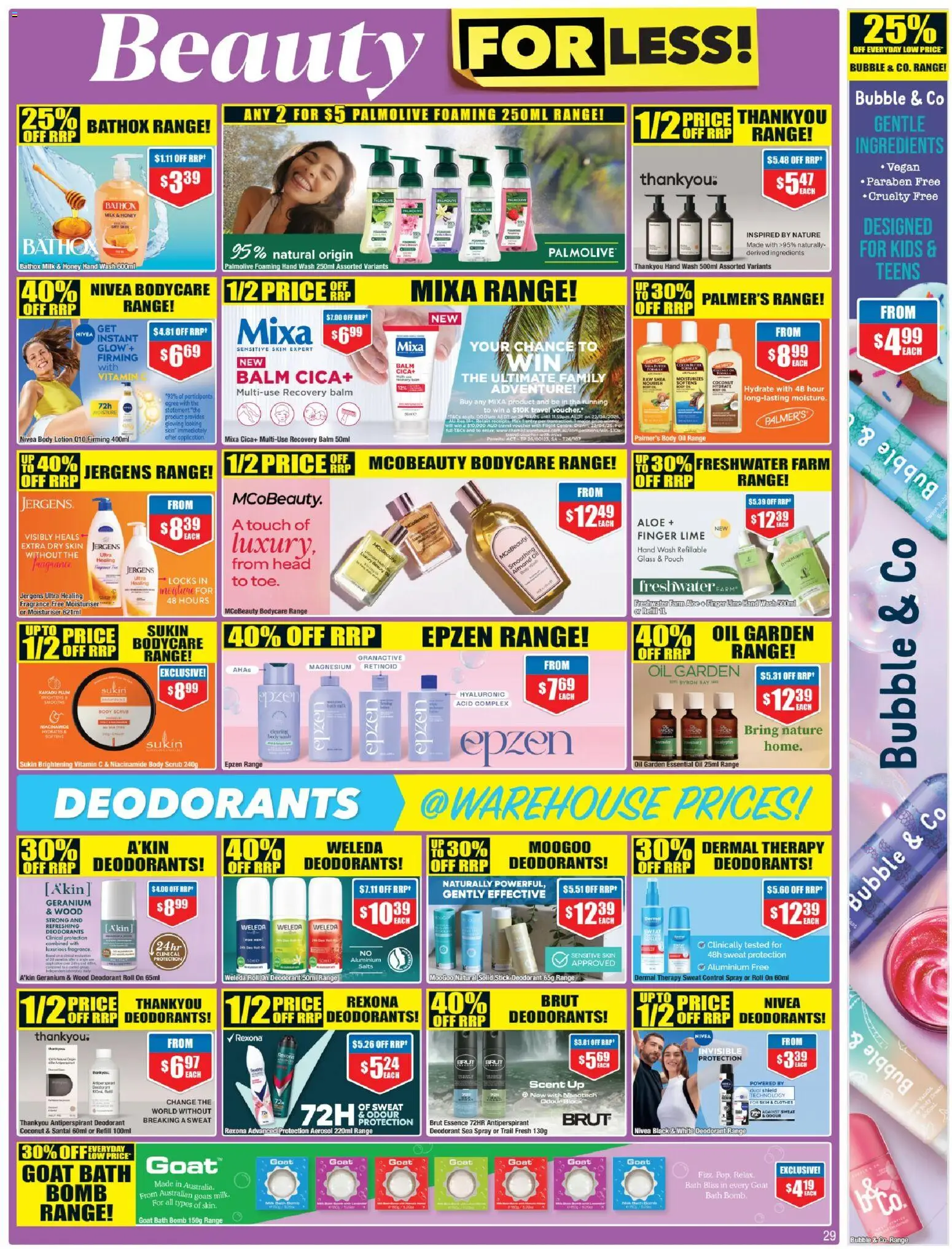 Chemist Warehouse catalogue - valid from 26.03.2026 | Page: 29 | Products: Oil, Scrub, Wood, Body scrub