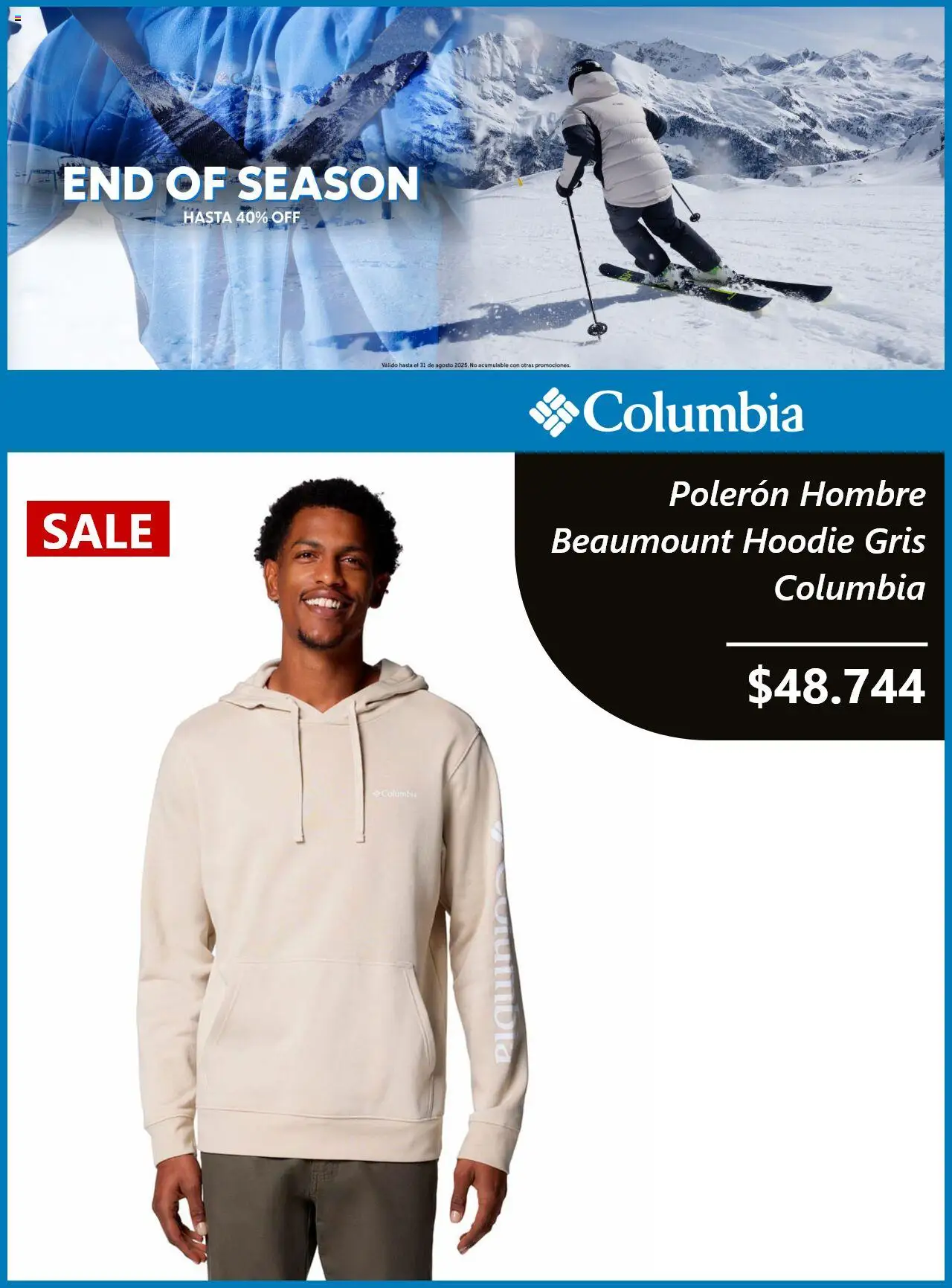 Columbia ofertas  │ válido desde el 08.08.2025 | Página: 7 | Productos: Poleron