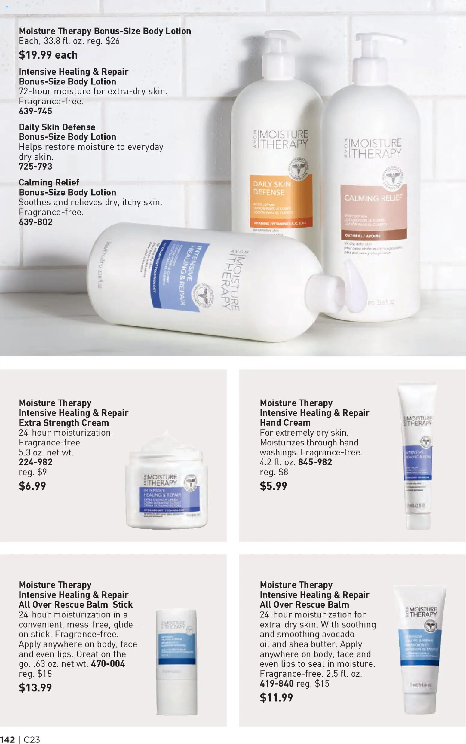 Avon Brochure - valid from 05.11.2025 | Page: 142 | Products: Oil, Hand cream, Cream, Avocado