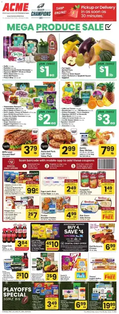 Preview of Acme weekly ads valid from 09.01.2026