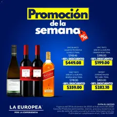 Vista previa de La Europea catálogo Promoción de la semana, nuevo folleto de la tienda, válido en México a partir del 29.12.2025