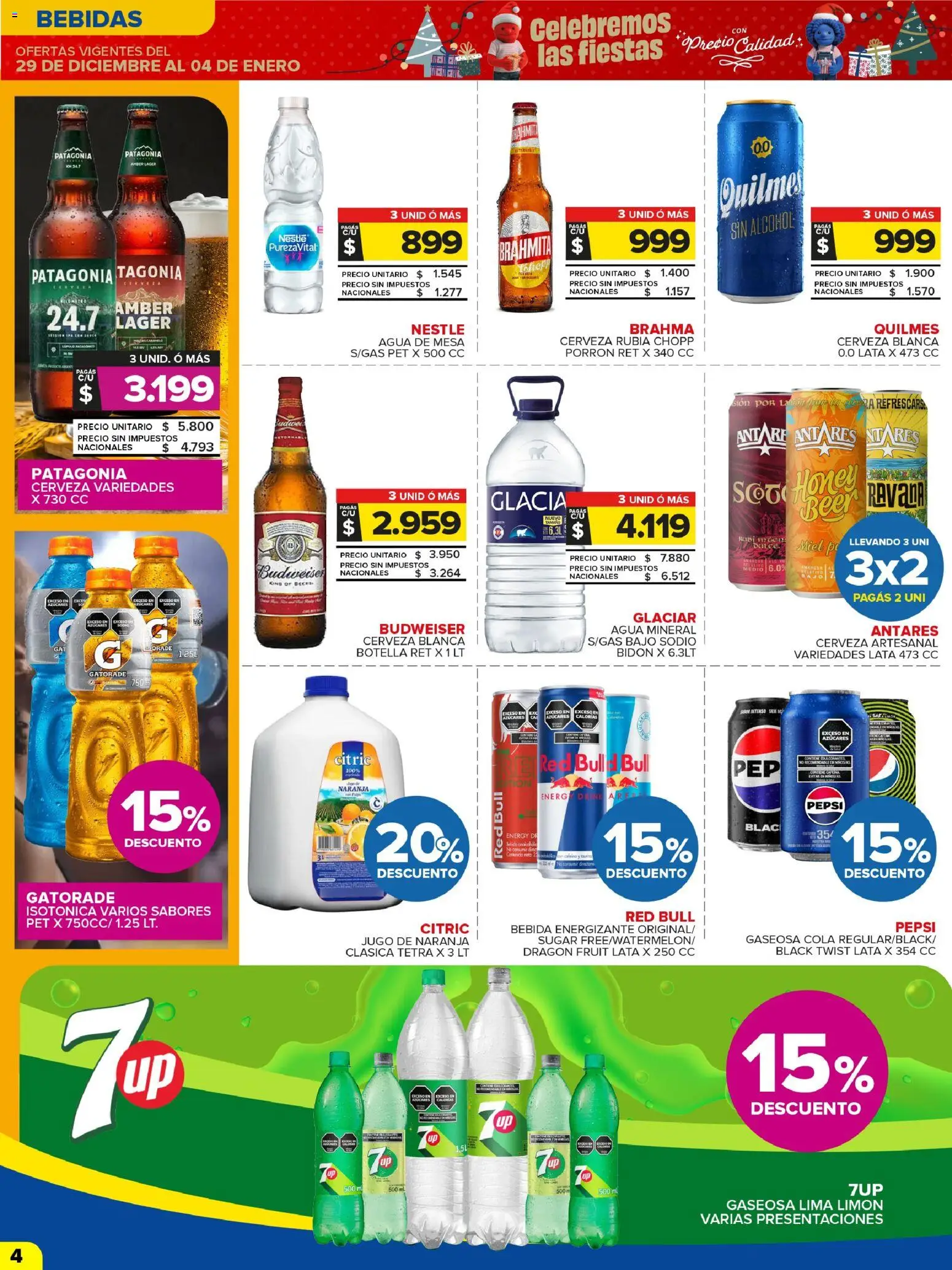 Carrefour Maxi catálogo │ válido desde el 29.12.2025 | Página: 5 | Productos: Botella, Bidón, Lima, Agua
