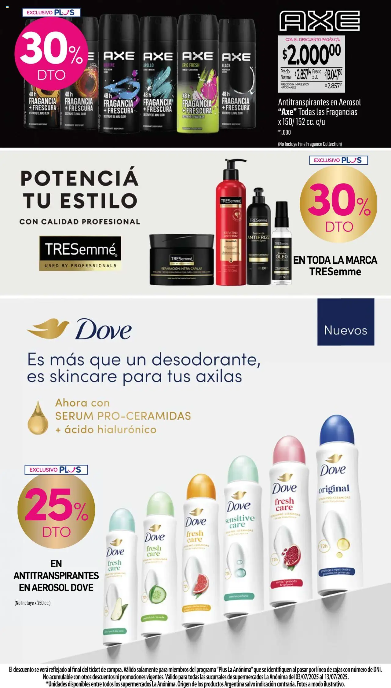 La Anonima - Insuperables - z5 │ válido desde el 03.07.2025 | Página: 27 | Productos: Fragancia, Serum, Shampoo