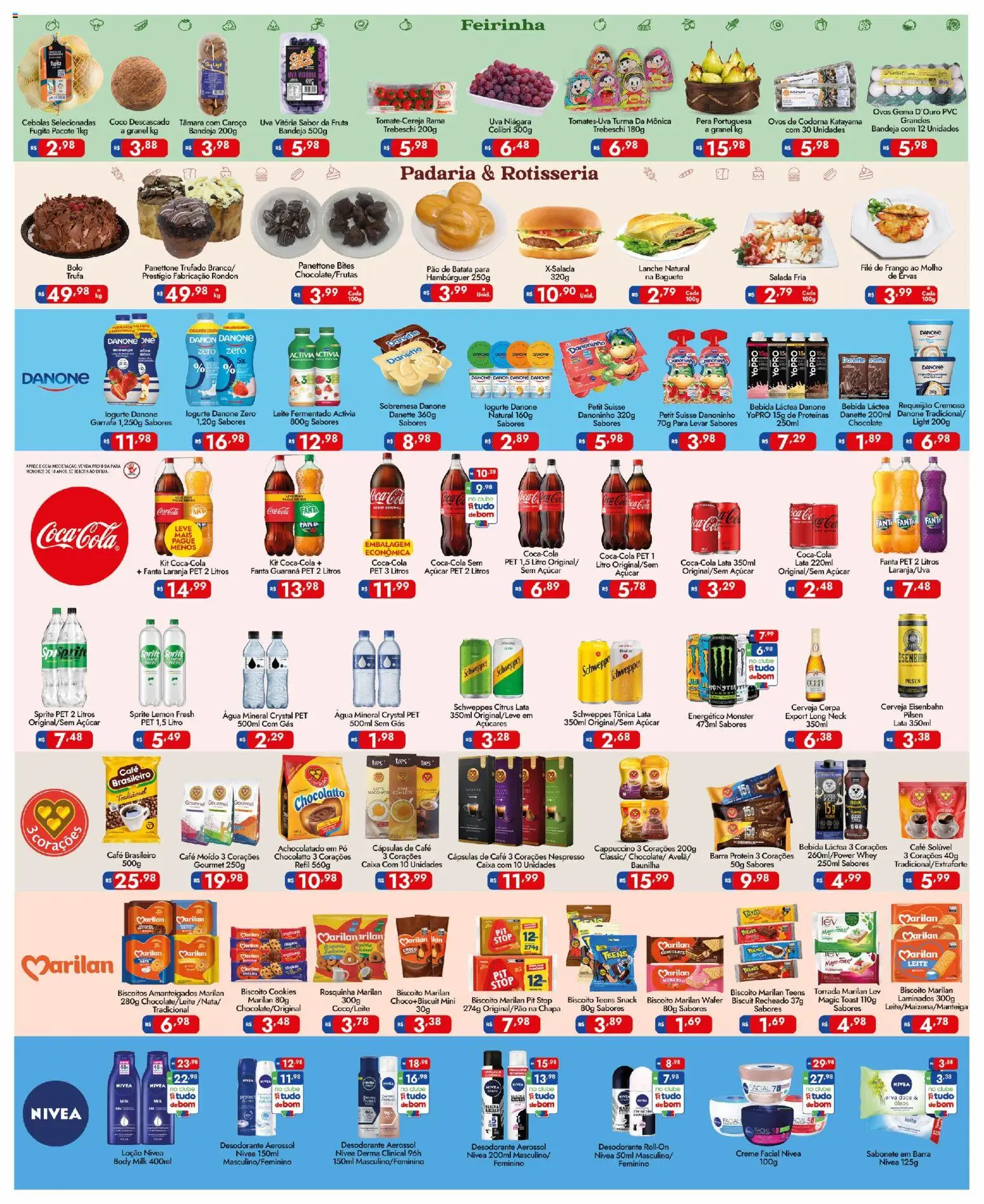 Supermercados Rondon Folheto - válido de 12.12.2025 | Página: 3 | Produtos: Pera, Energético, Bebida, Body