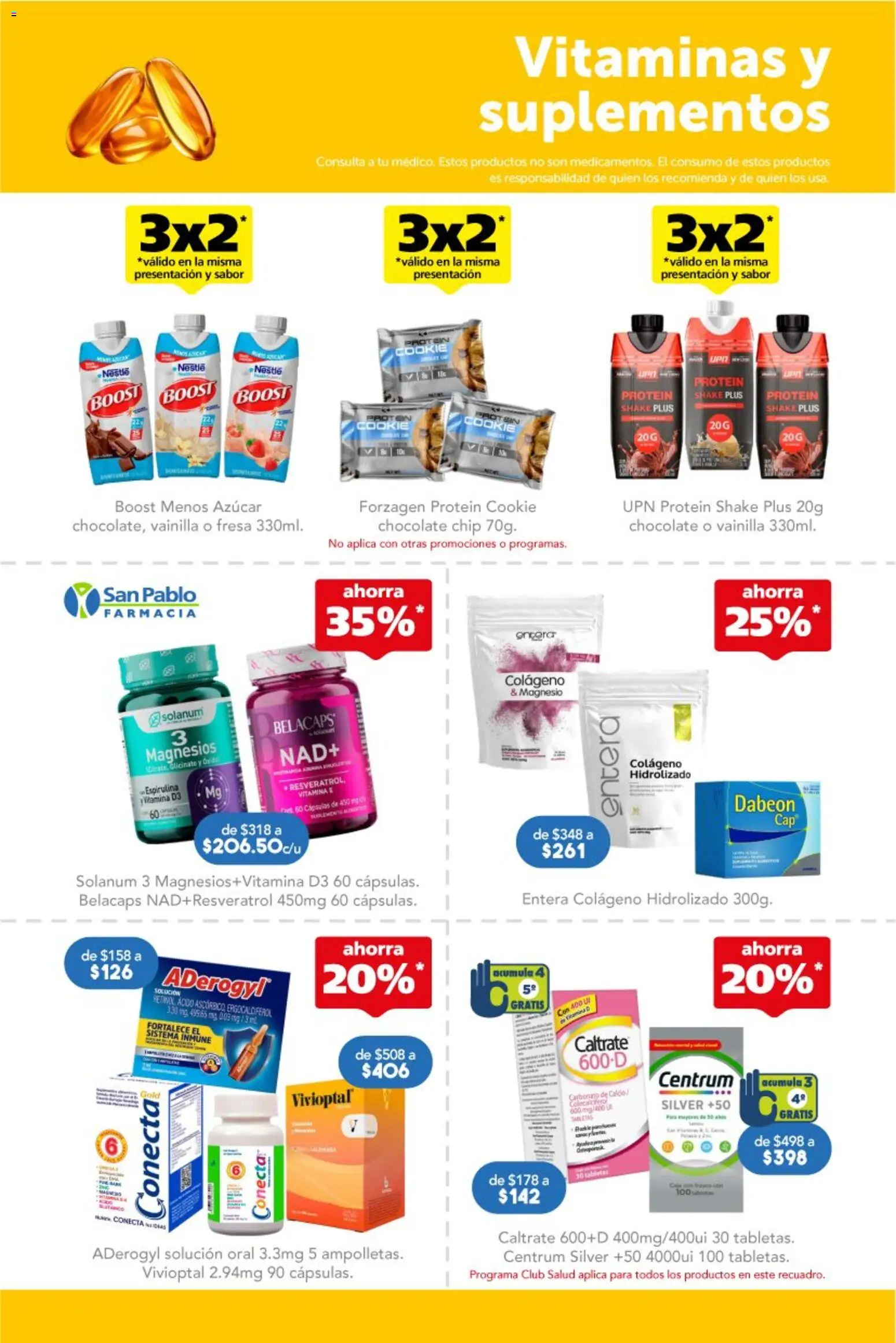 Nuevas ofertas de Farmacia San Pablo válidas en toda la República Mexicana desde el 15.02.2026. ¡Encuentra las mejores ofertas en Farmacia San Pablo catálogo! | Página: 7