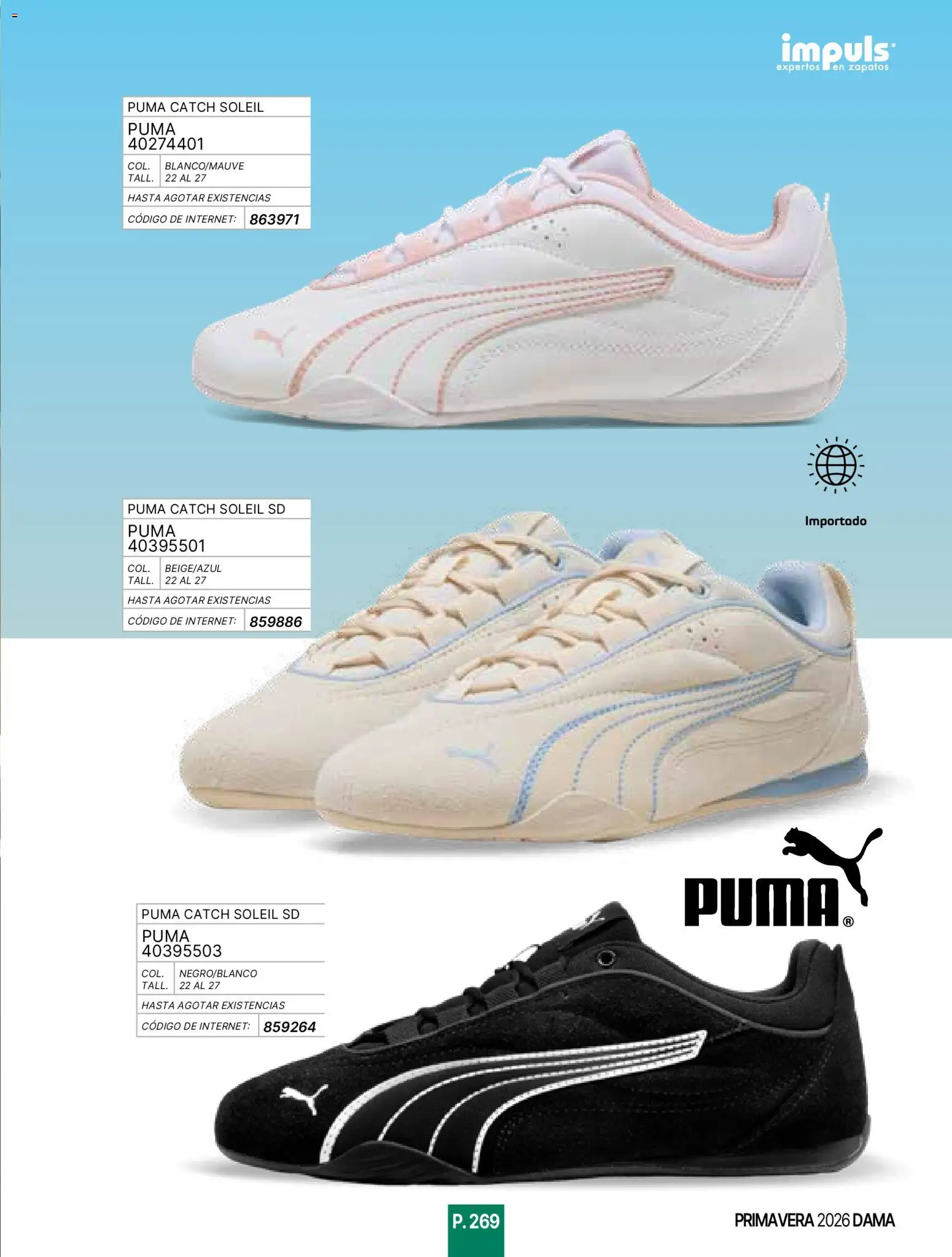 Nuevas ofertas de Impuls válidas en toda la República Mexicana desde el 01.01.2026. ¡Encuentra las mejores ofertas en Impuls catálogo Primavera! | Página: 271 | Productos: Zapatos