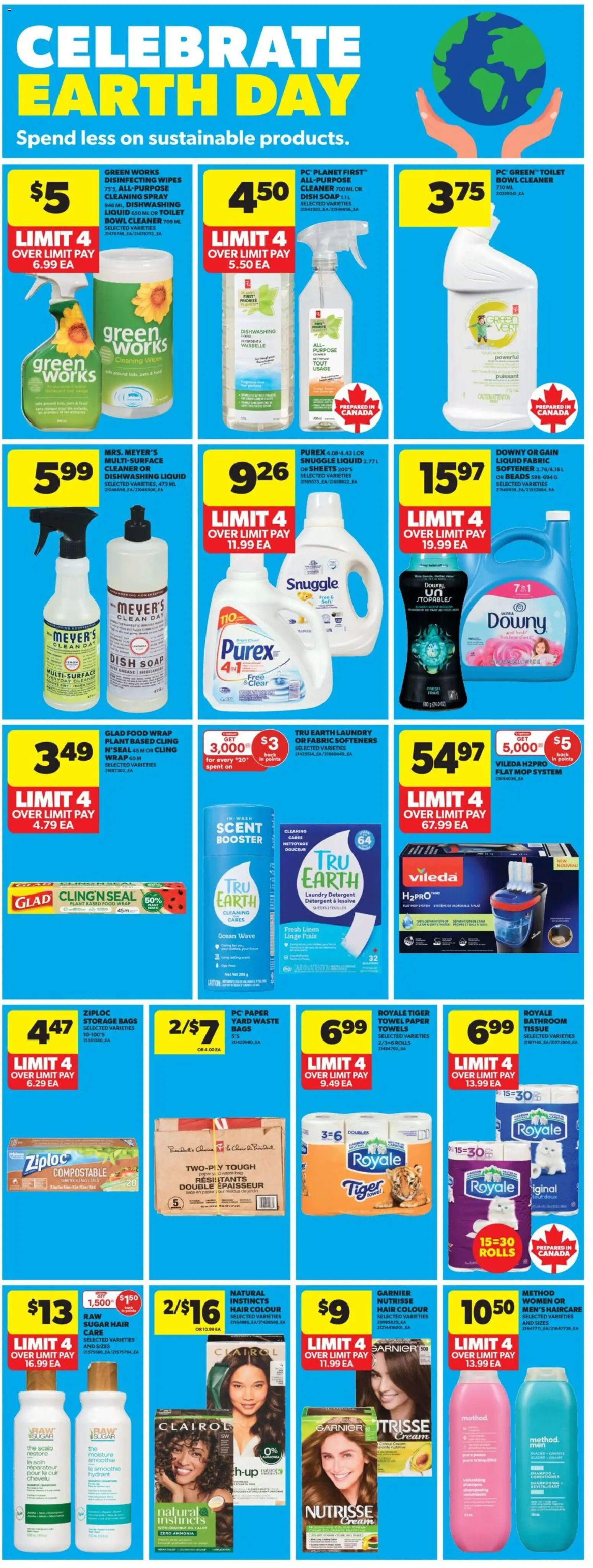 Real Canadian Superstore flyer valid from 16.04.2026 | Page: 22 | Products: PC, Bag, Soap, Detergent