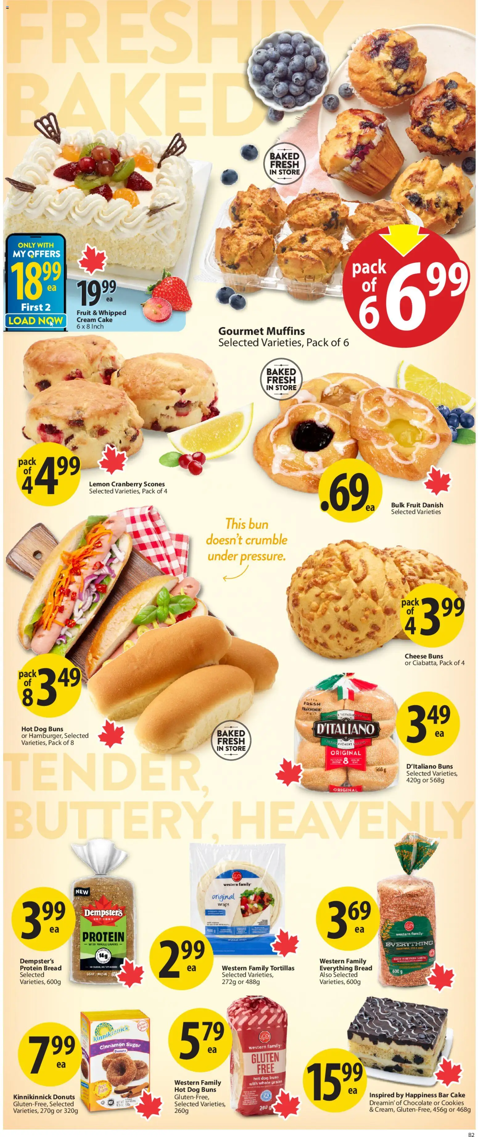 Save on foods flyer valid from 16.04.2026 | Page: 10 | Products: Cookies, Cheese, Bread, Chocolate