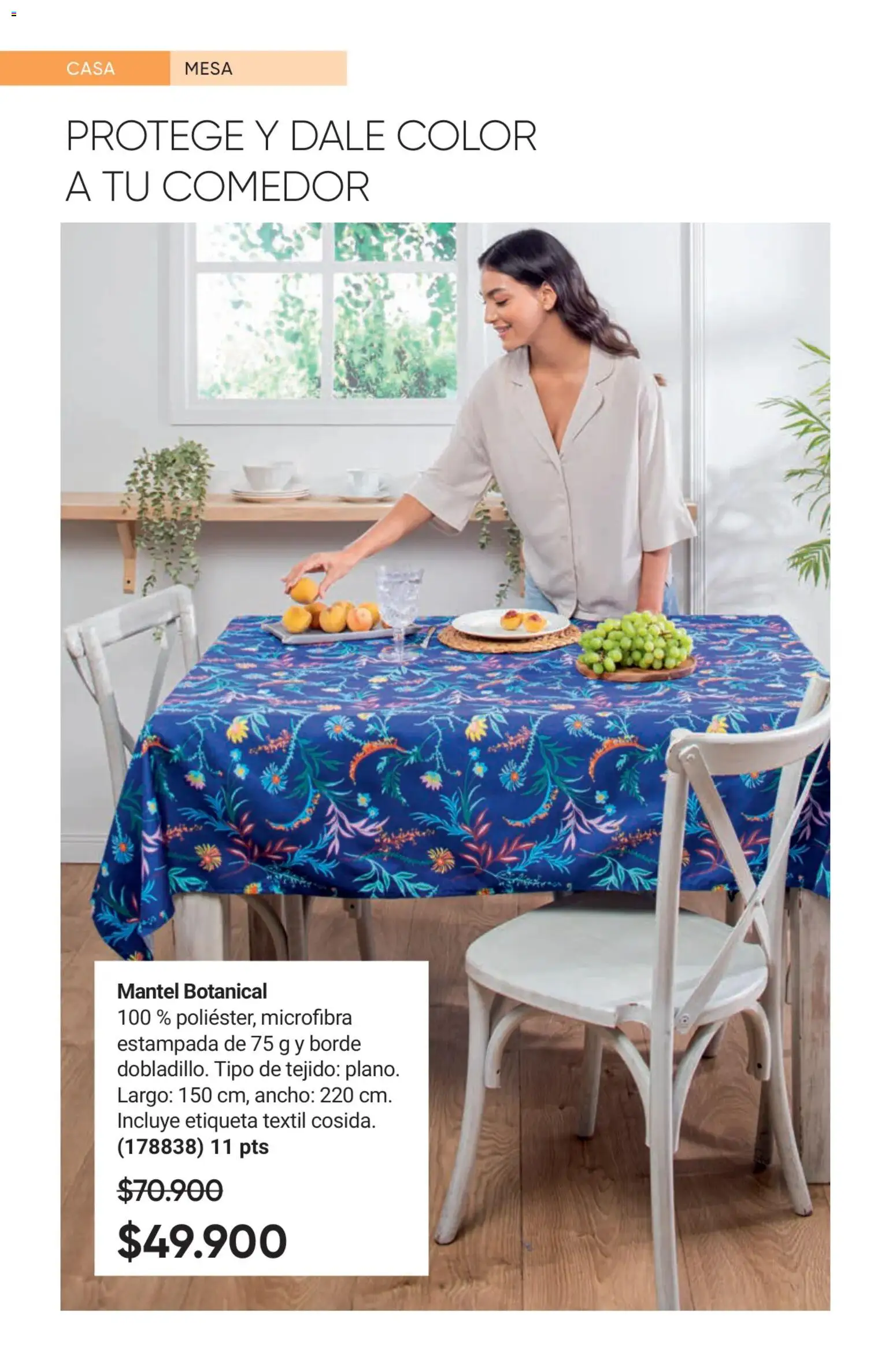 Avon revista - valida desde el 02.01.2026 | Página: 42 | Productos: Mesa, Mantel