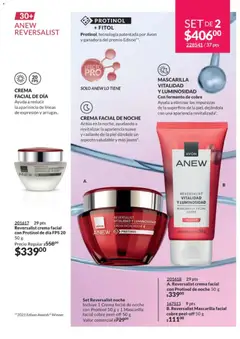 Vista previa de Reversalist crema facial con Protinol de día FPS 20, Crema facial de día. Ayuda a reducir la apariencia de líneas de expresión y arrugas. 50 g, nuevo folleto de la tienda, válido en México a partir del 28.11.2025 | Página: 151