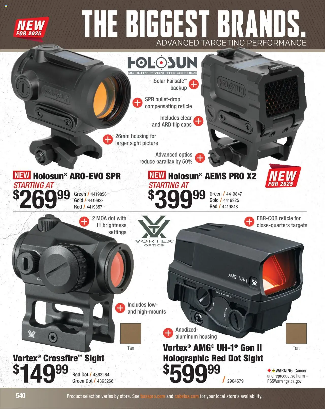 Cabela's Hunting Master 25 - valid from 11.08.2025 | Page: 540