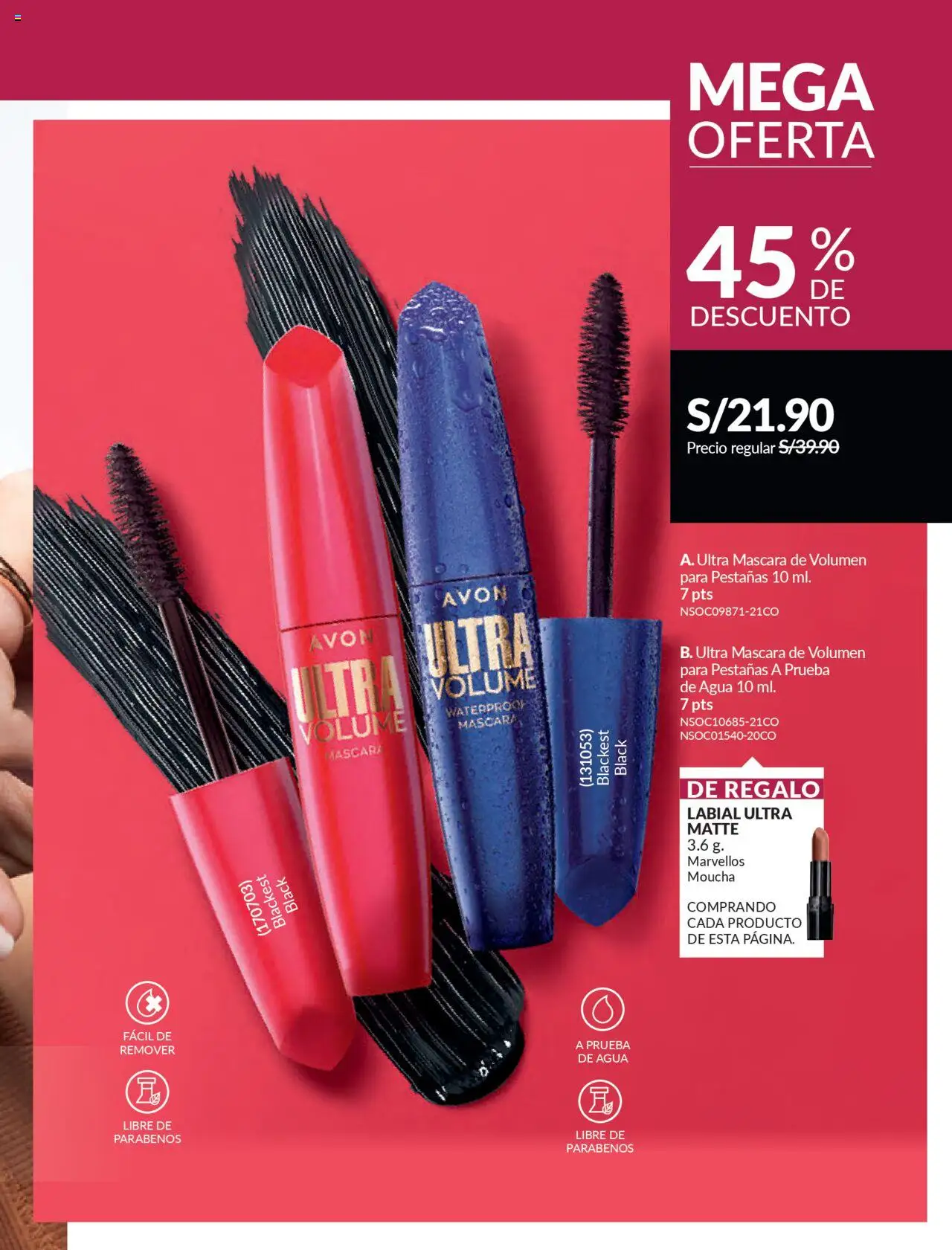 Catálogo Avon válido desde 11.08.2025 | Página: 233 | Productos: Máscara