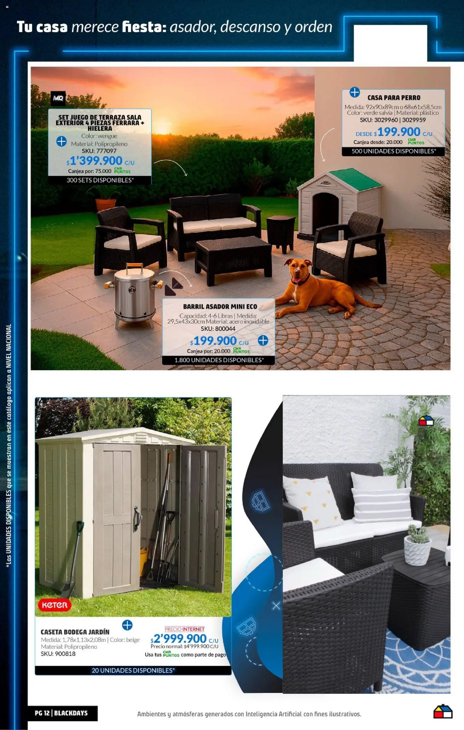 Homecenter revista - valida desde el 29.10.2025 | Página: 12 | Productos: Juego