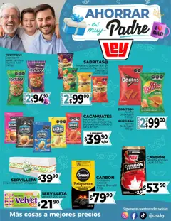 Nuevas ofertas de Casa Ley válidas en toda la República Mexicana desde el 03.06.2025. ¡Encuentra las mejores ofertas en Casa Ley folleto Día del Padre! | Página: 20 | Productos: Cacahuate, Limón, Queso, Papas fritas