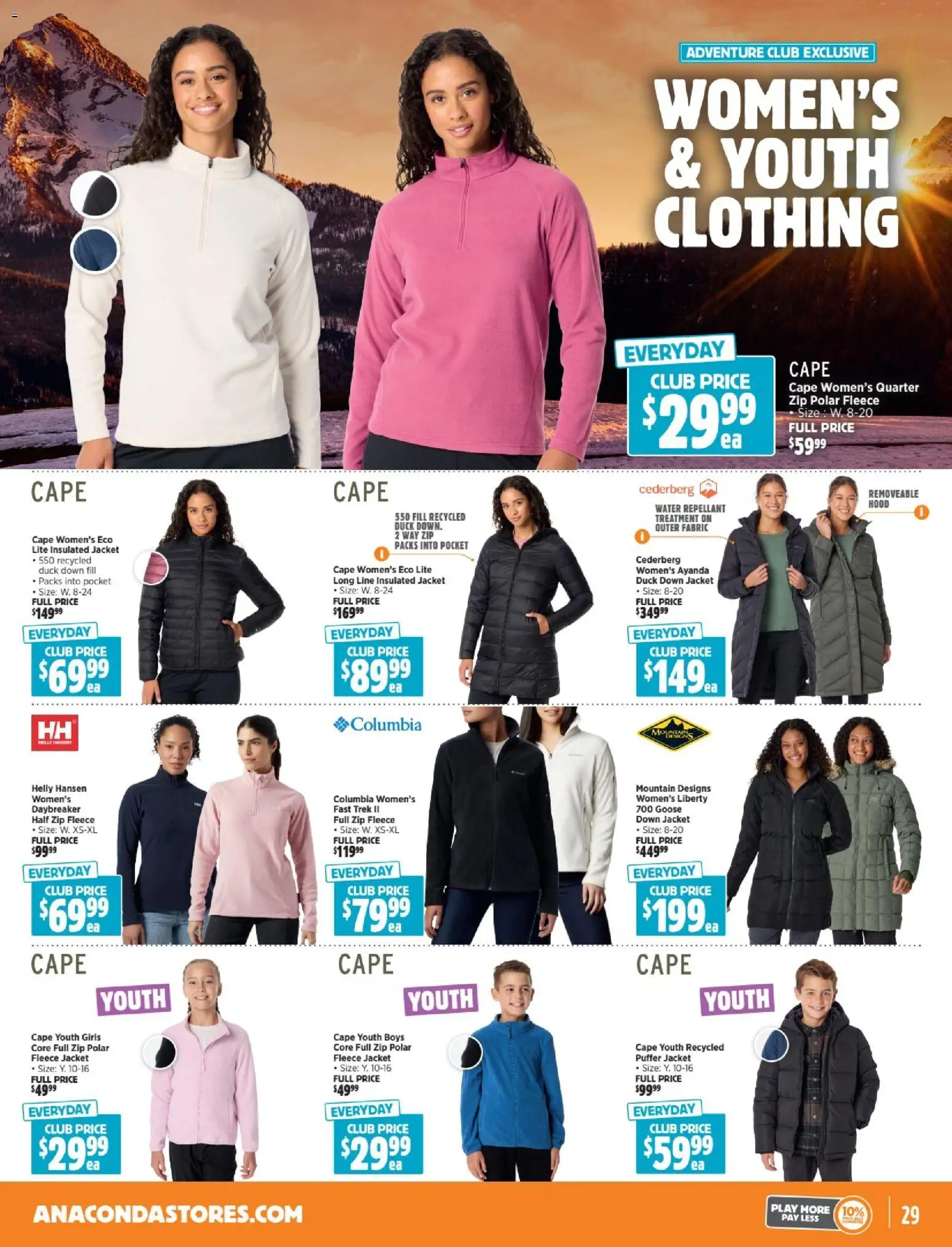 Anaconda catalogue - valid from 23.02.2026 | Page: 29 | Products: Duck, Jacket, Water, Treatment