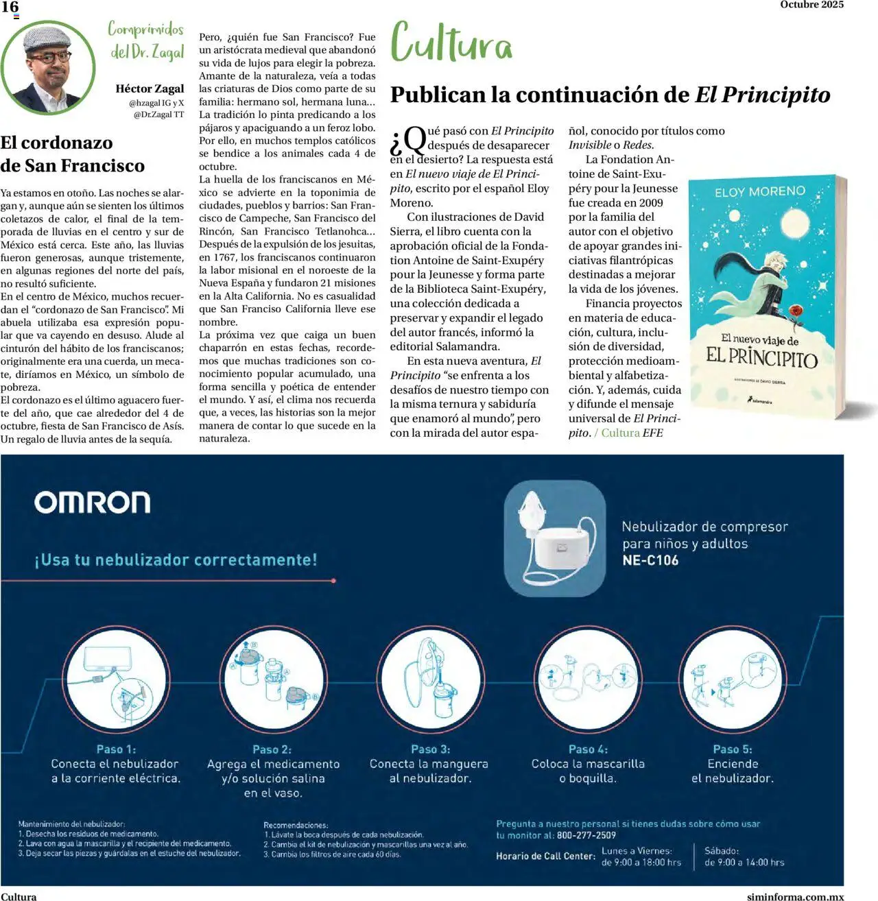 Nuevas ofertas de Farmacias Similares válidas en toda la República Mexicana desde el 01.10.2025. ¡Encuentra las mejores ofertas en Farmacias Similares - Catálogo! | Página: 16 | Productos: Agua, Estuche, Monitor, Té