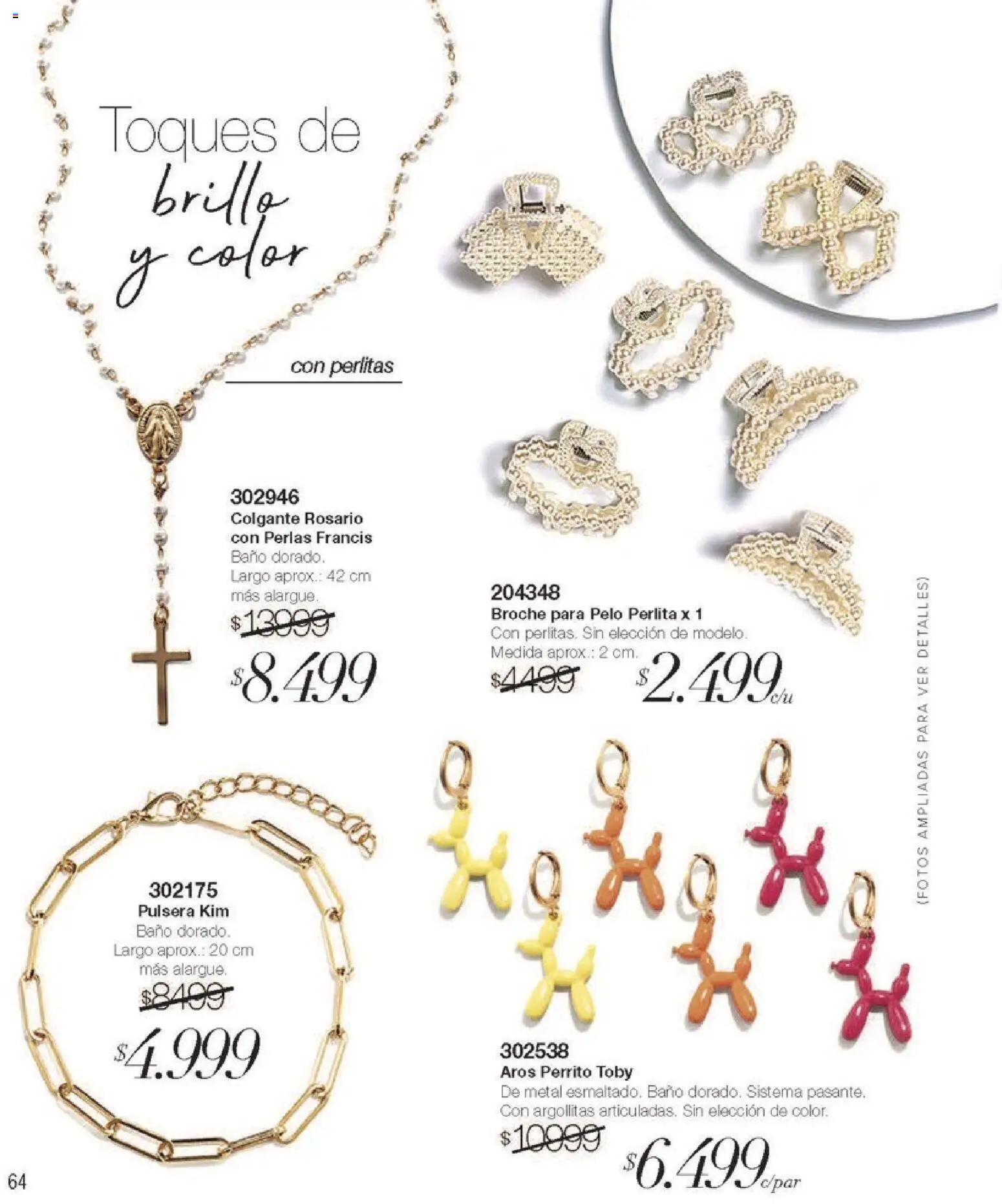 Violetta - Violetta Cosméticos │ válido desde el 09.03.2026 | Página: 375 | Productos: Pulsera, Aros, Rosario, Brillo