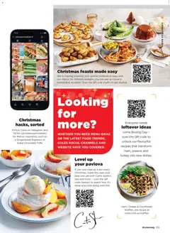 Preview of Coles December 2025 - valid from 04.12.2025 | Page: 155 | Products: Cheese, Chocolate, Cauliflower, Watch